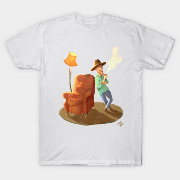 Pipin' Pardner T-Shirt by afelter